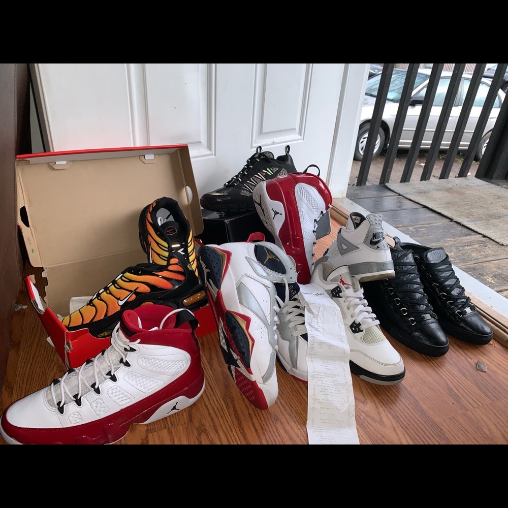 Jordan and designer sneakers